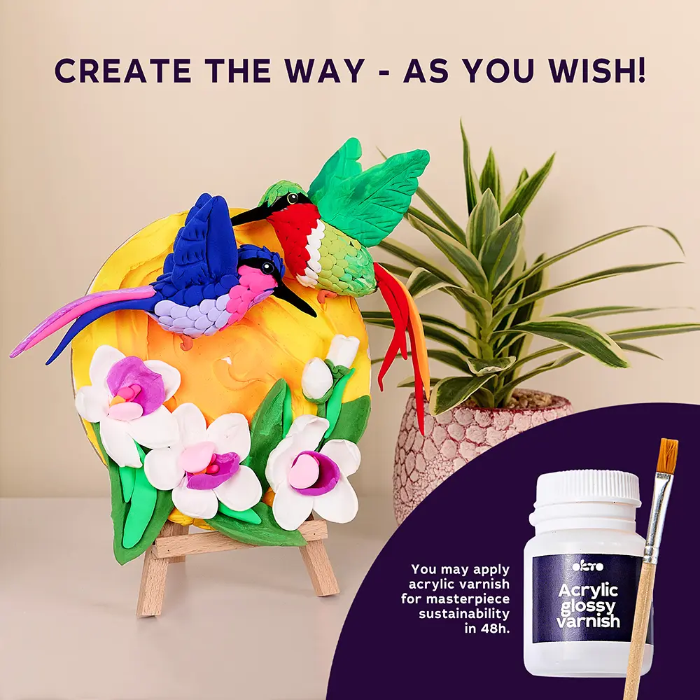 3D Creative Kit "Nature" - Hummingbirds - View 1