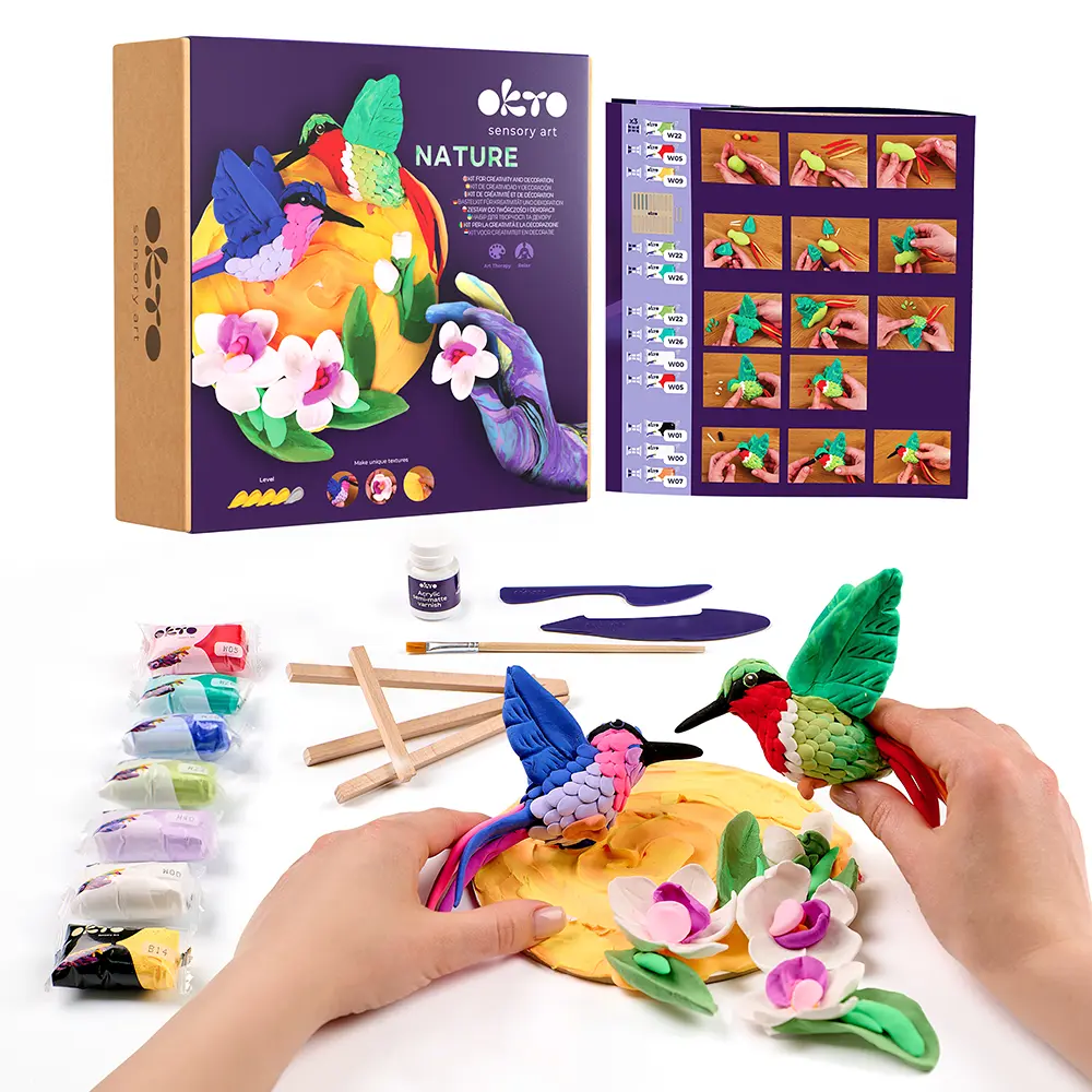 3D Creative Kit "Nature" - Hummingbirds - View 3