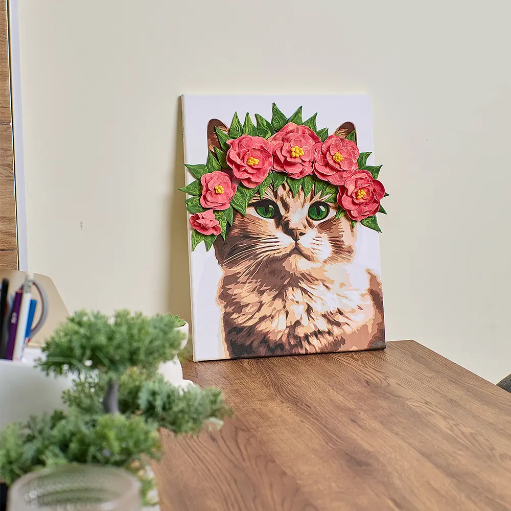3D Paint by Numbers OKTO & Ideyka "Elegant Cat" thumbnail 8