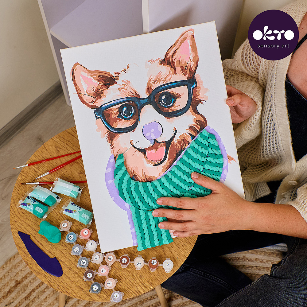 3D Paint by Numbers OKTO & Ideyka "Fashion Corgi" thumbnail 8