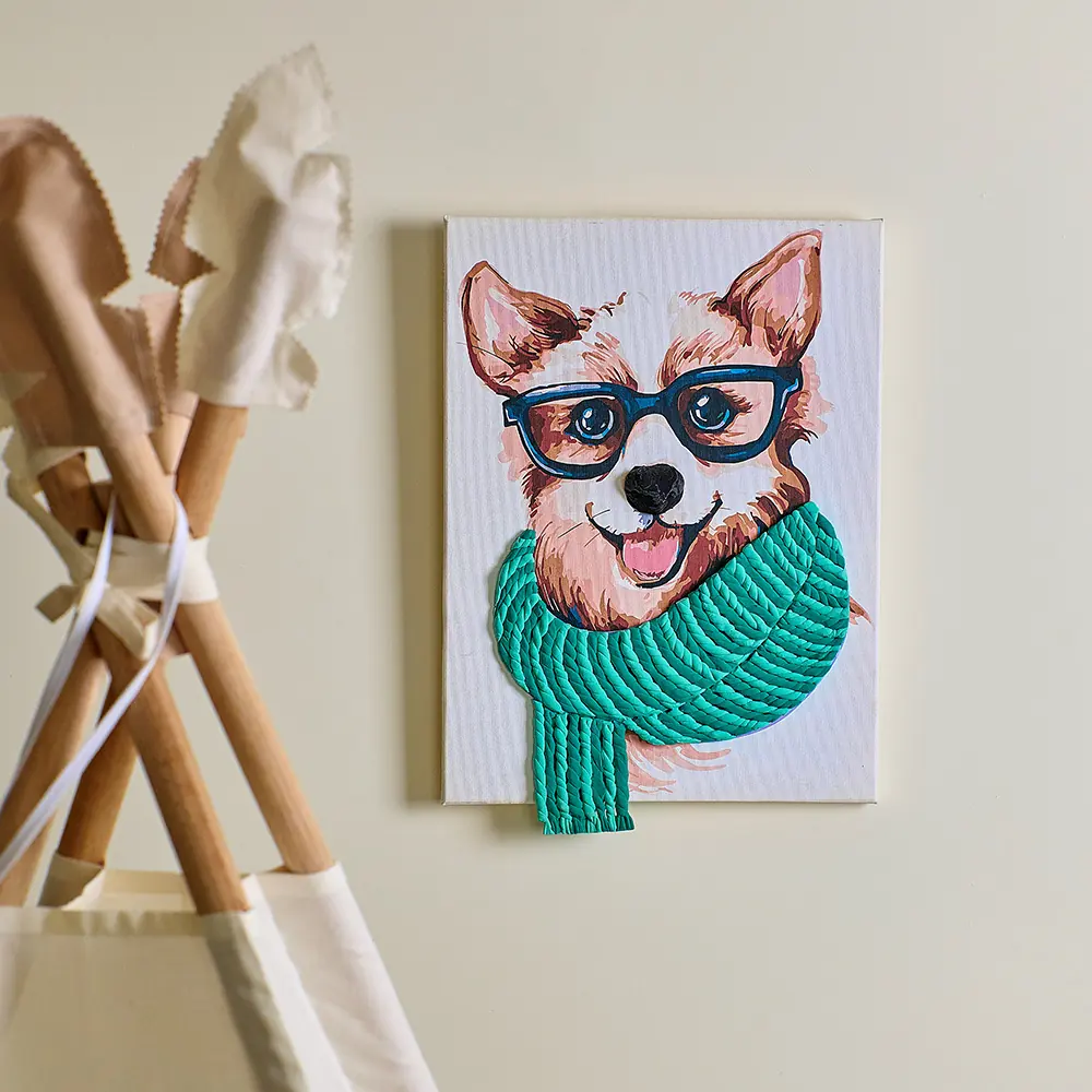 3D Paint by Numbers OKTO & Ideyka "Stylish Corgi" thumbnail 8