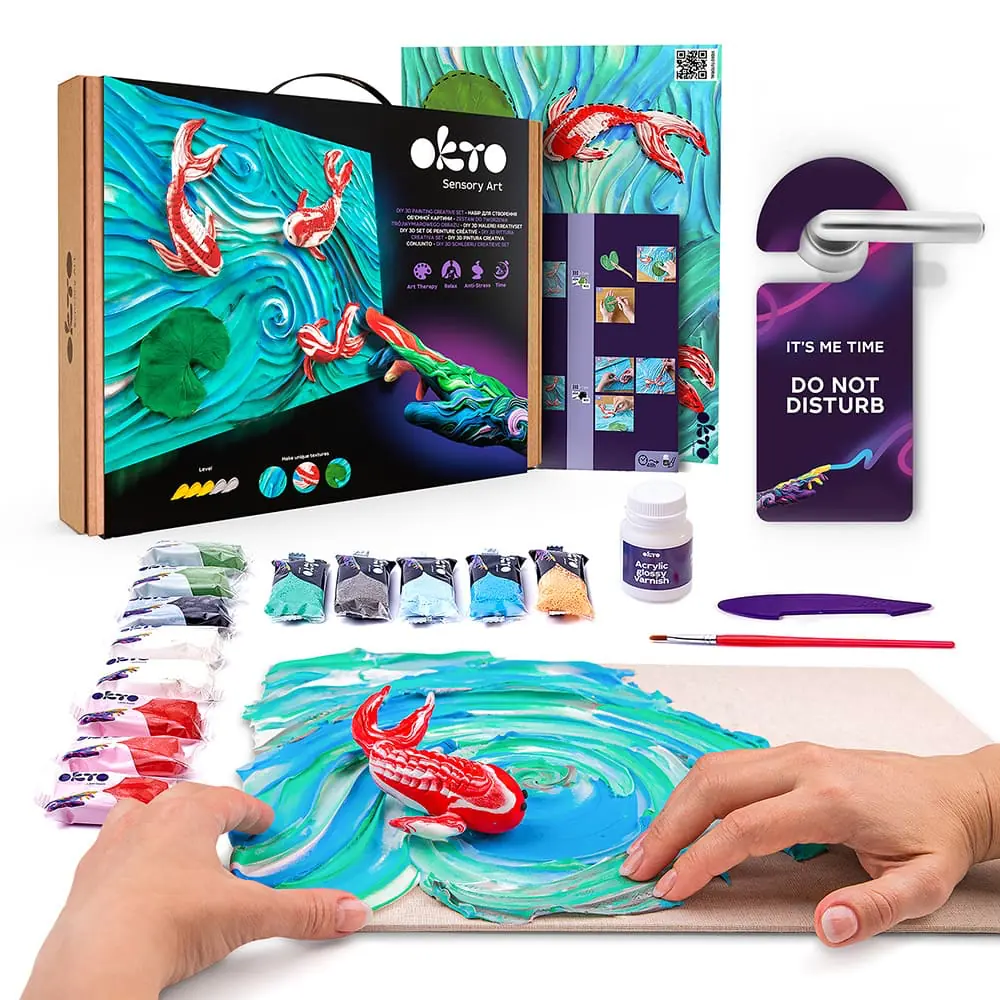 3D Painting “Koi Carp” - View 1