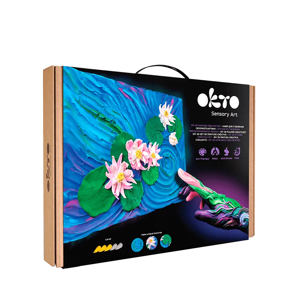 3D Painting “Water Lilies”
