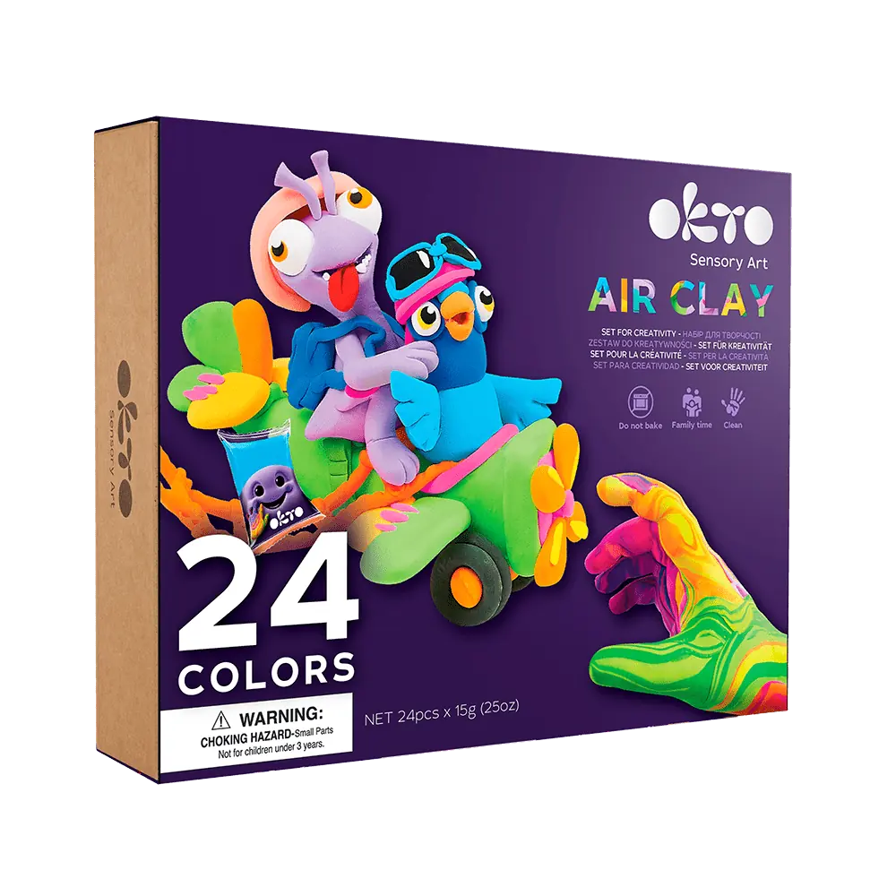 Air Clay set 24 colours