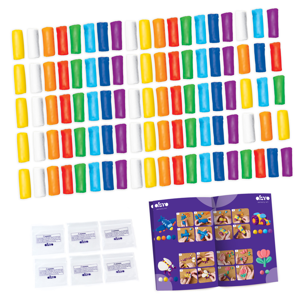 School dough set 96 sticks and 8 colors - View 2