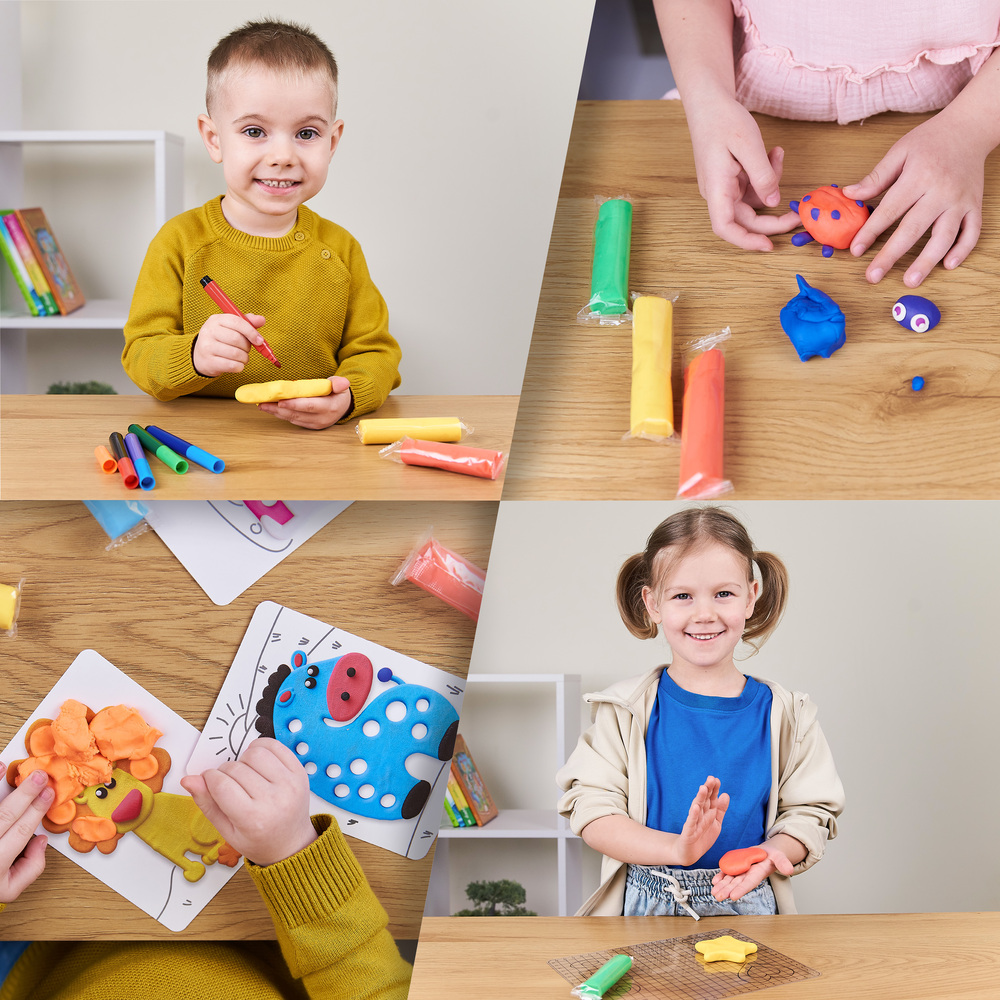 School dough set 96 sticks and 8 colors thumbnail 7