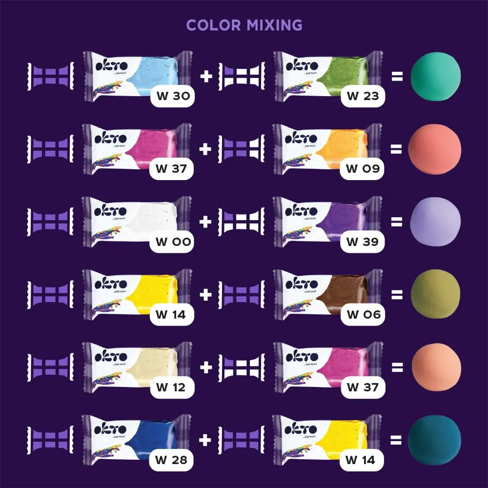 OKTO Colours Air Clay chocolate (S - size) thumbnail 5