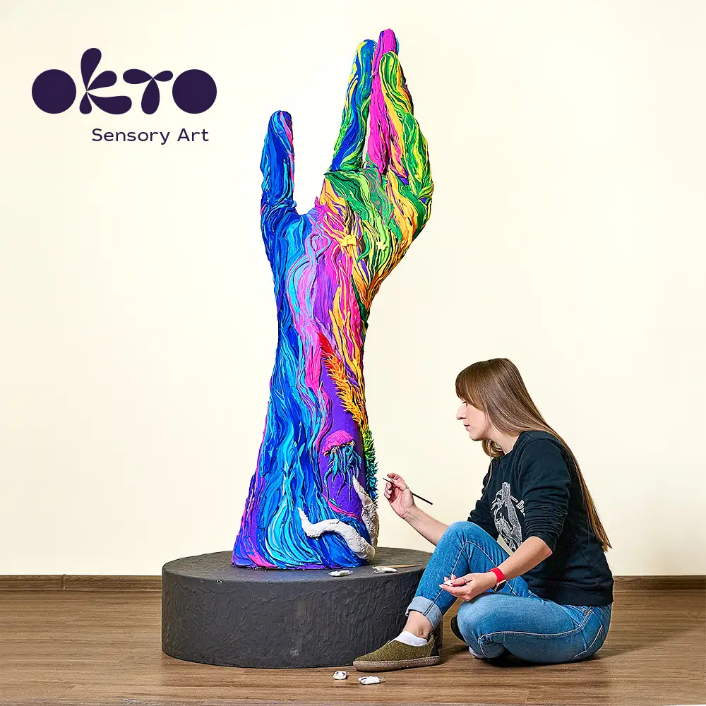 OKTO Colours Air Clay purple (S - size) - View 3