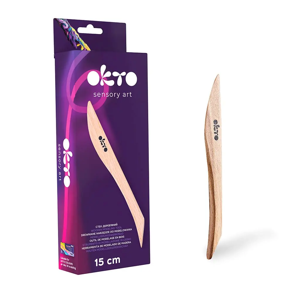 Wooden OKTO modeling stack